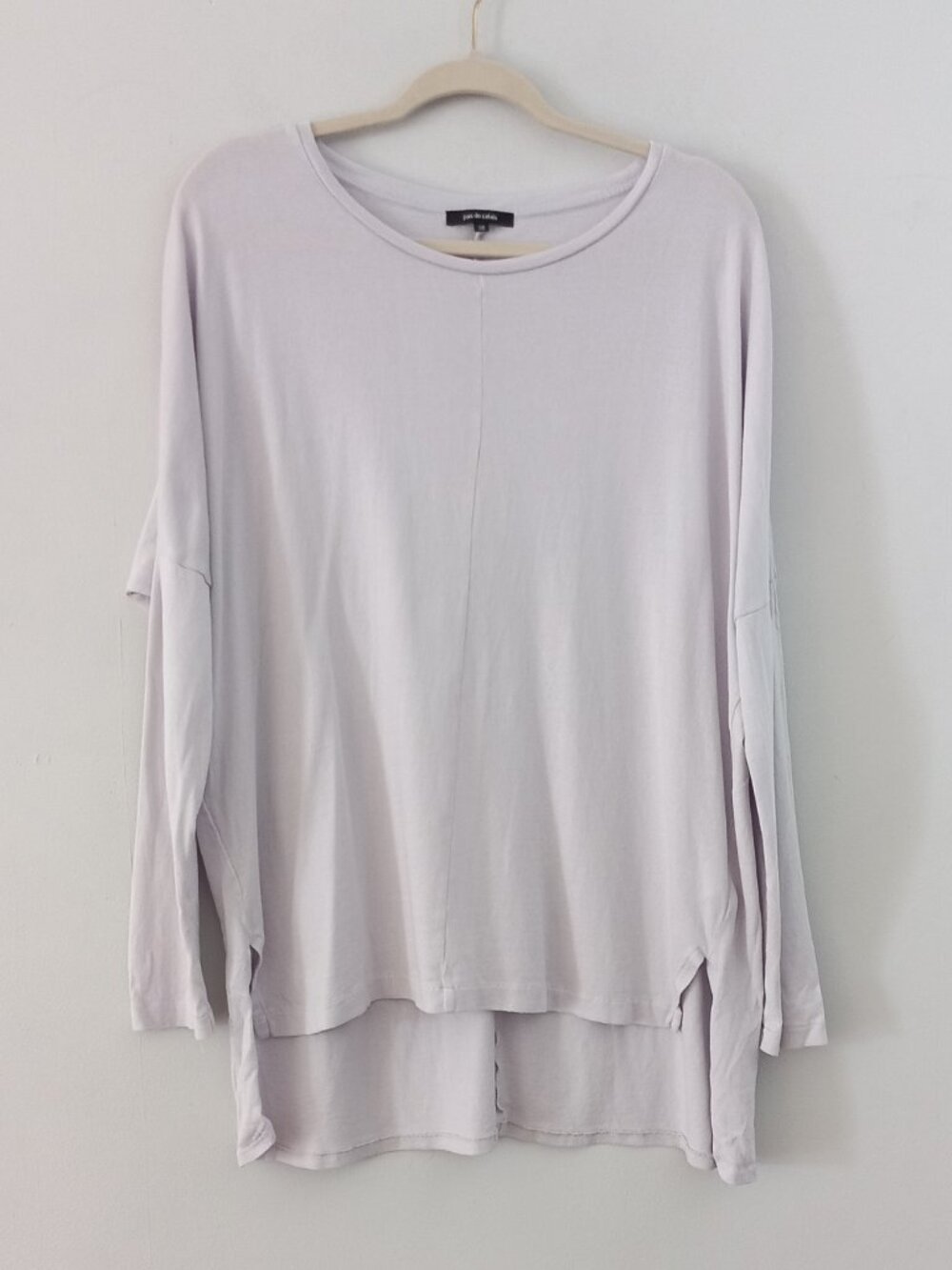 PAS DE CALAIS very light lilac drop sleeve top